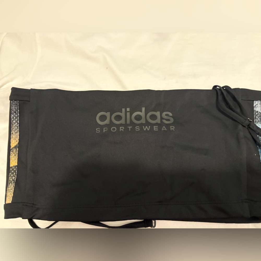 Adidas Black and White Athletic Top